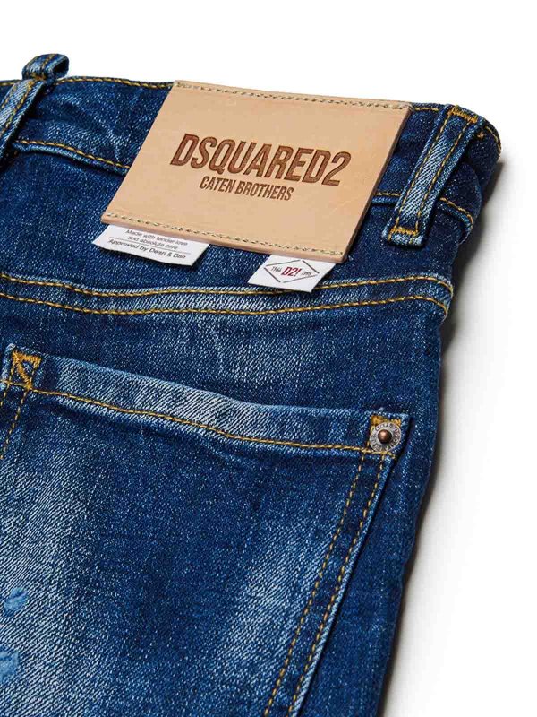 Vaqueros Rectos - Azul shop online: DSQUARED2