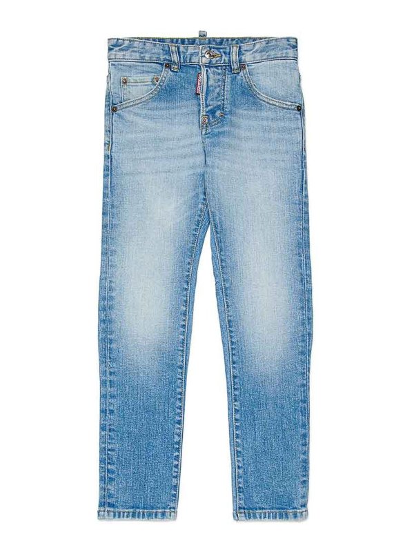 DSQUARED2: Jeans Rectos - Vaqueros Rectos - Azul