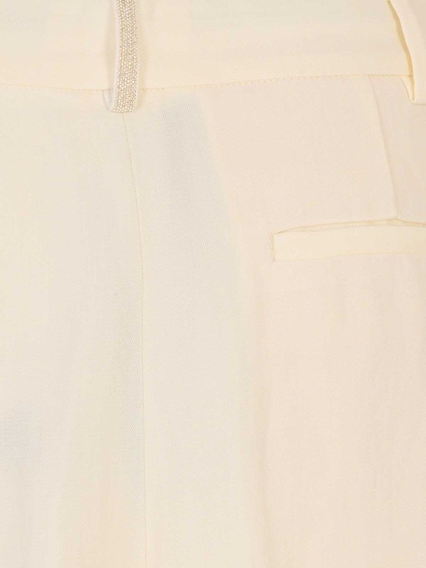 カジュアルパンツ - 白 shop online: FABIANA FILIPPI