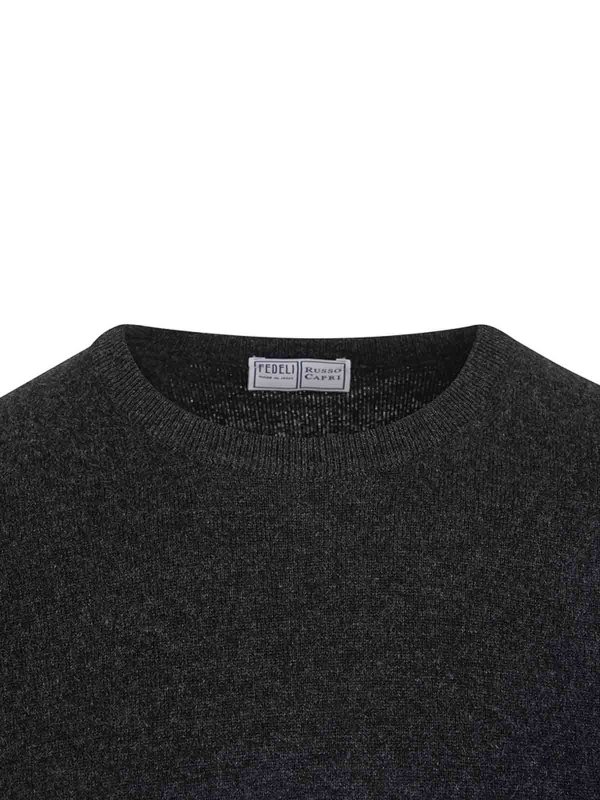 The Best Shops FEDELI: crew necks - Arg Slim Ml Ch