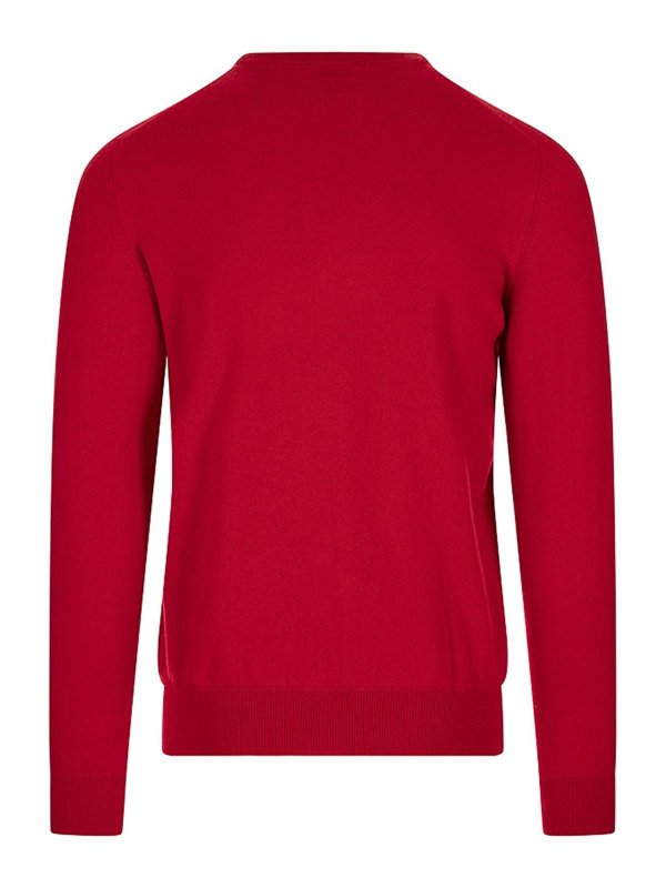 FEDELI: Suéteres con cuello pico online - Suéter Cuello Redondo - Rojo