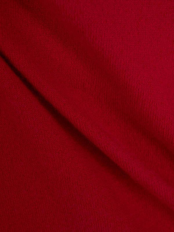 The Best Shops FEDELI: Suéteres con cuello pico - Suéter Cuello Redondo - Rojo