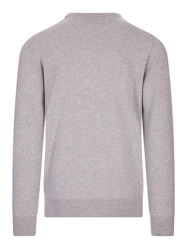 FEDELI: Suéteres con cuello pico online - Suéter Cuello Redondo - Gris