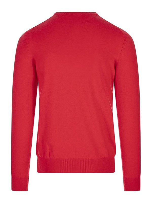 FEDELI: Suéteres con cuello pico online - Suéter Cuello Redondo - Rojo