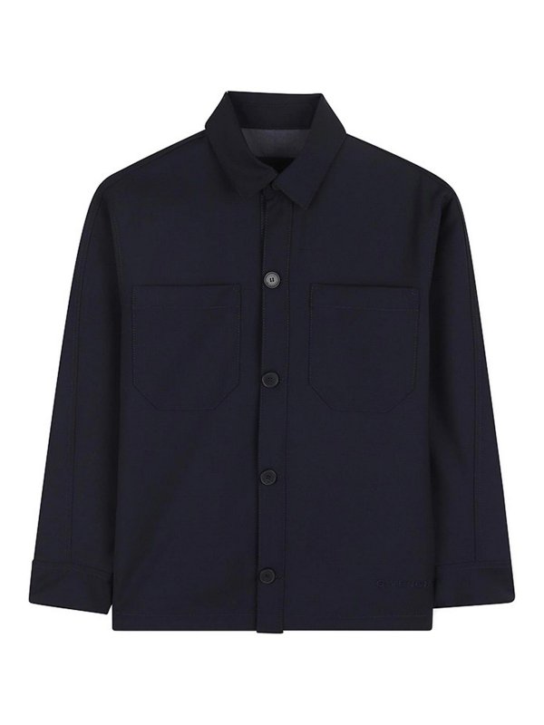 GIVENCHY: Chaquetas casual - Chaqueta Casual - Azul
