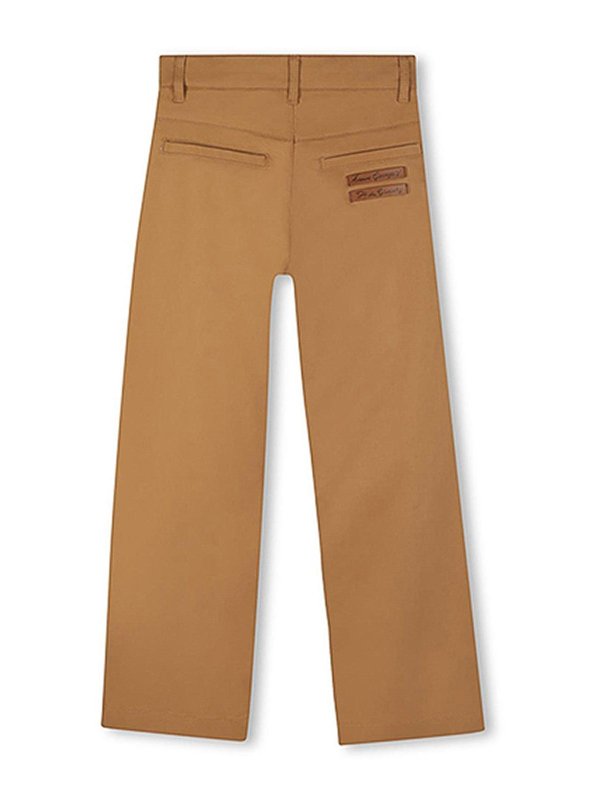 GIVENCHY: casual trousers online - Wide-Leg Trousers With Patch Detail
