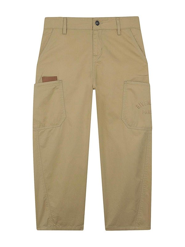 GIVENCHY: Pantalones casual - Pantalón Casual - Marrón