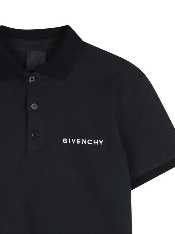 The Best Shops GIVENCHY: Poloshirts - Poloshirt - Schwarz