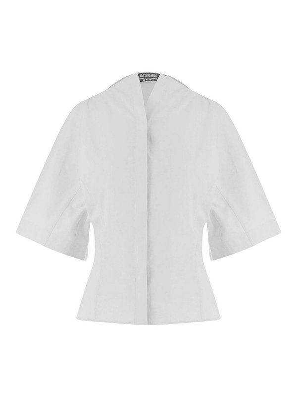 JACQUEMUS: Camisas - Camisa - Blanco