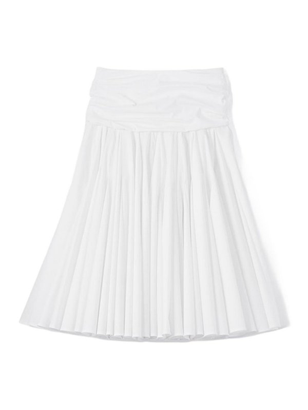 JACQUEMUS: Faldas media pierna y semilargas - Falda Semilarga - Blanco