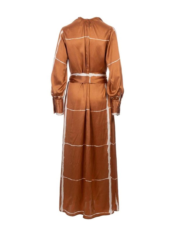 KITON: Robe longueur genou online - Robe Au Genou - Marron