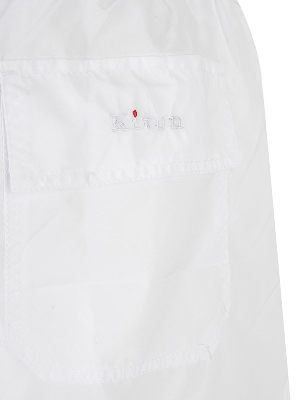 The Best Shops KITON: Shorts de bain - Short De Bain - Blanc