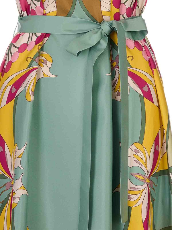 la doublej san carlo maxi dress San Carlo Dress in Florette Place Fuchsia for Women