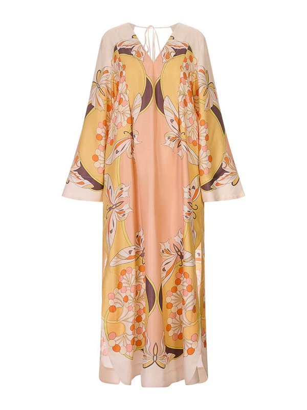 LA DOUBLEJ: Knielange Kleider - Knielanges Kleid - Rosa