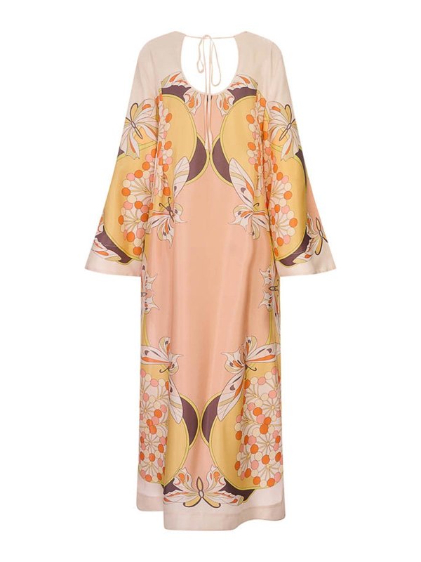LA DOUBLEJ: Knielange Kleider online - Knielanges Kleid - Rosa