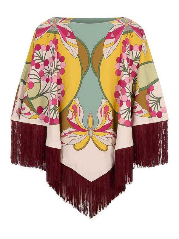 LA DOUBLEJ: Tops & Tank tops - Reversible Mini Poncho Top