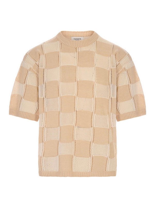 LANEUS: t-shirts - Knitted Tshirt