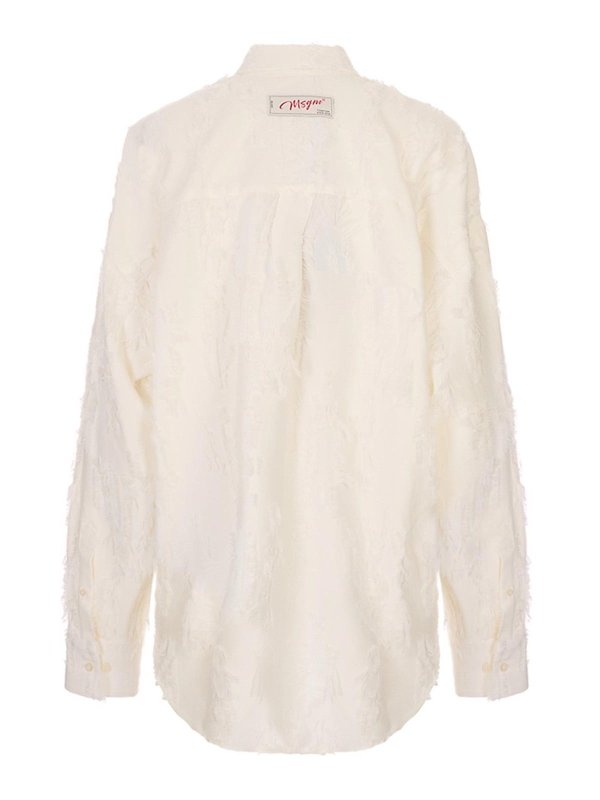 m.s.g.m.: Chemises - Chemise - Blanc