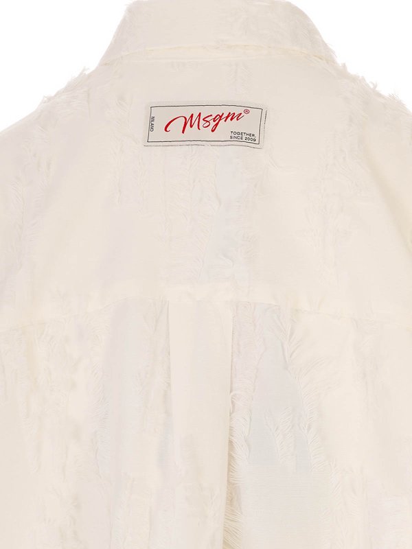The Best Shops m.s.g.m.: Chemises - Chemise - Blanc