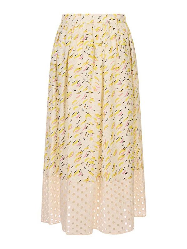 Marni: Jupes midi et au genou online - Jupe Midi - Orange