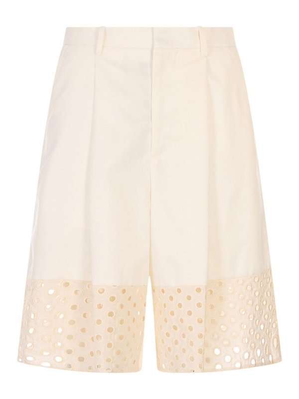Marni: Casual Hosen - Casual Hose - Weiß
