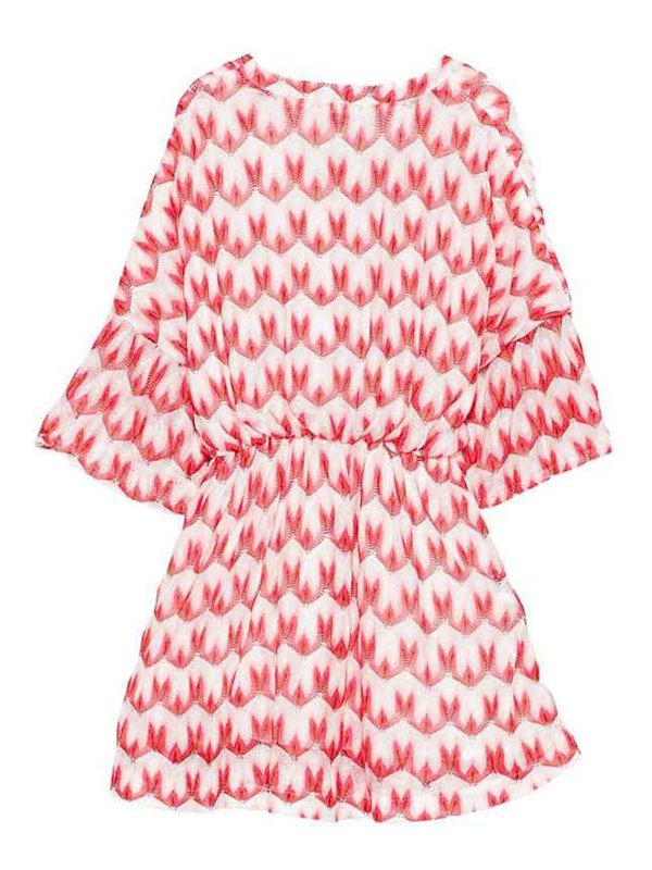 Missoni Kids: Knielange Kleider online - Knielanges Kleid - Rot