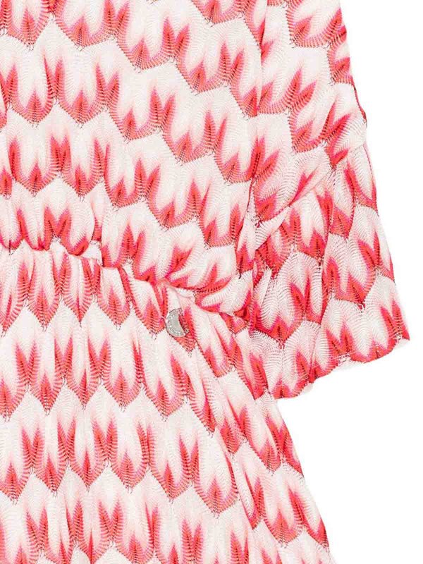 The Best Shops Missoni Kids: Knielange Kleider - Knielanges Kleid - Rot