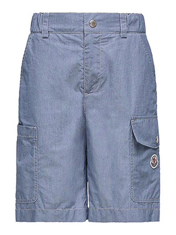 MONCLER: pantaloni shorts - Pantaloncini