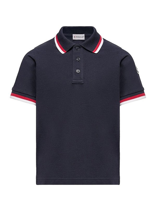 MONCLER: Poloshirts - Poloshirt - Blau