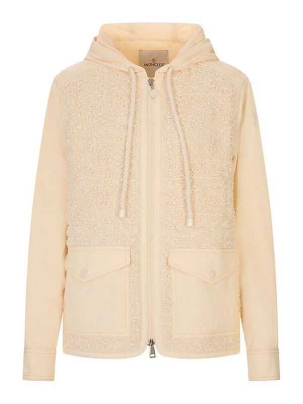 MONCLER: Casualjacken - Casualjacke - Weiß