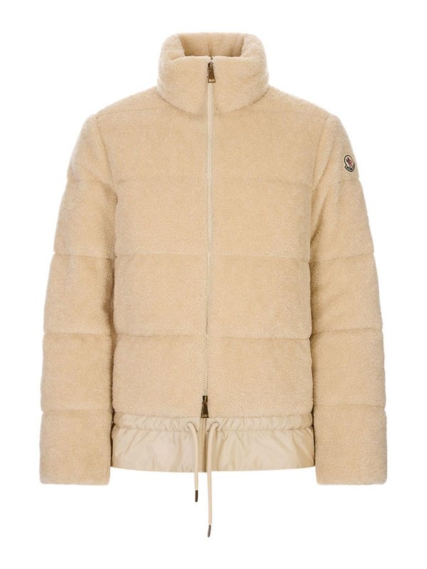 MONCLER: Kurze Daunenjacken - Daunenjacke - Weiß