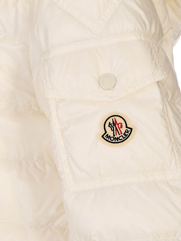 The Best Shops MONCLER: Kurze Daunenjacken - Daunenjacke - Weiß