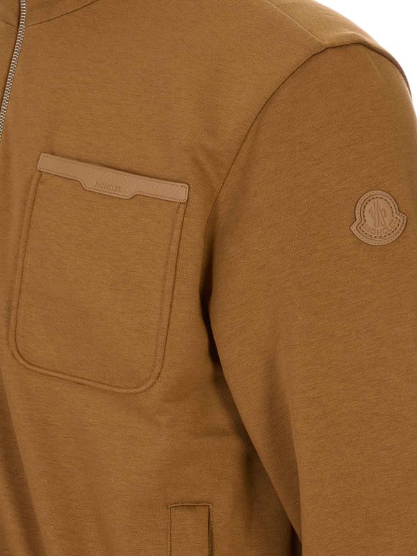 The Best Shops MONCLER: Sweatshirts und Pullover - Sweatshirt - Braun