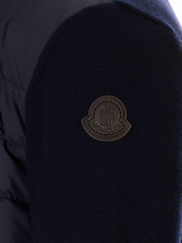 The Best Shops MONCLER: Cardigans - Cardigan - Blau