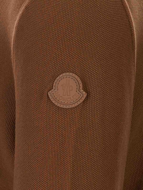 The Best Shops MONCLER: Cardigans - Cardigan - Marron