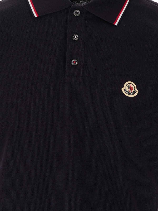 The Best Shops MONCLER: Poloshirts - Poloshirt - Blau
