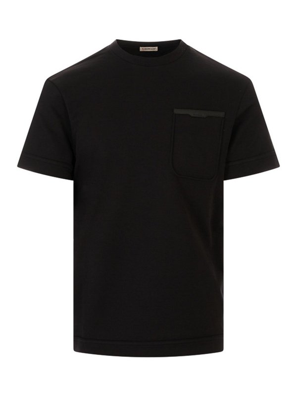 MONCLER: T-shirts - T-Shirt - Schwarz