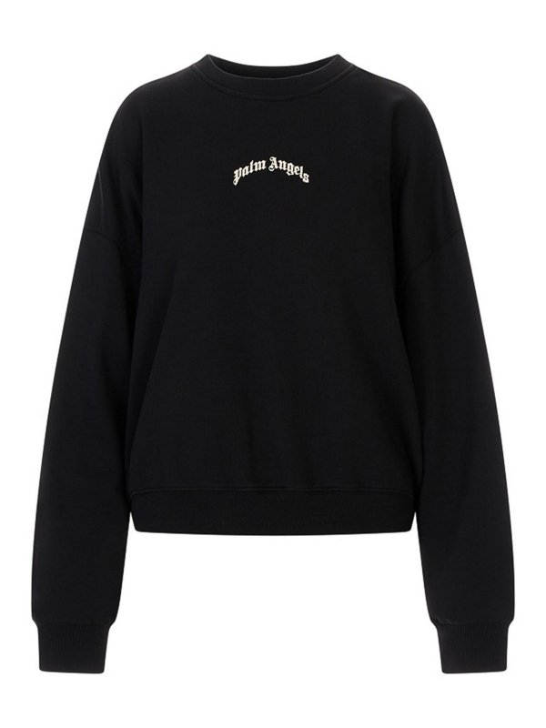 Palm Angels: スウェット＆セーター - スウェットシャツ/セーター - 黒