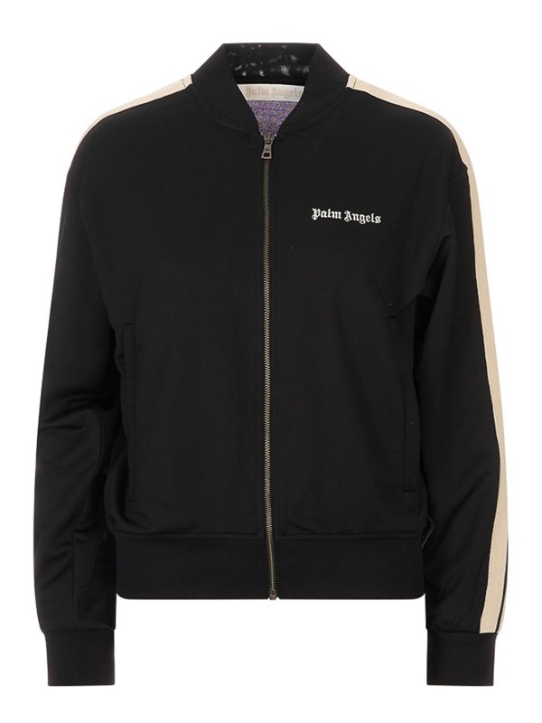 Palm Angels: Bomberjacken - Bomberjacke - Schwarz