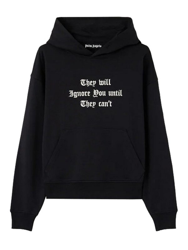 Palm Angels: Sudaderas y suéteres - Sudadera - Negro