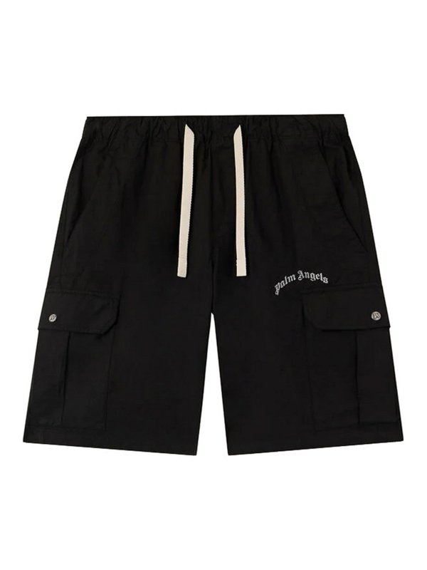 Palm Angels: Hosen Shorts - Shorts - Schwarz