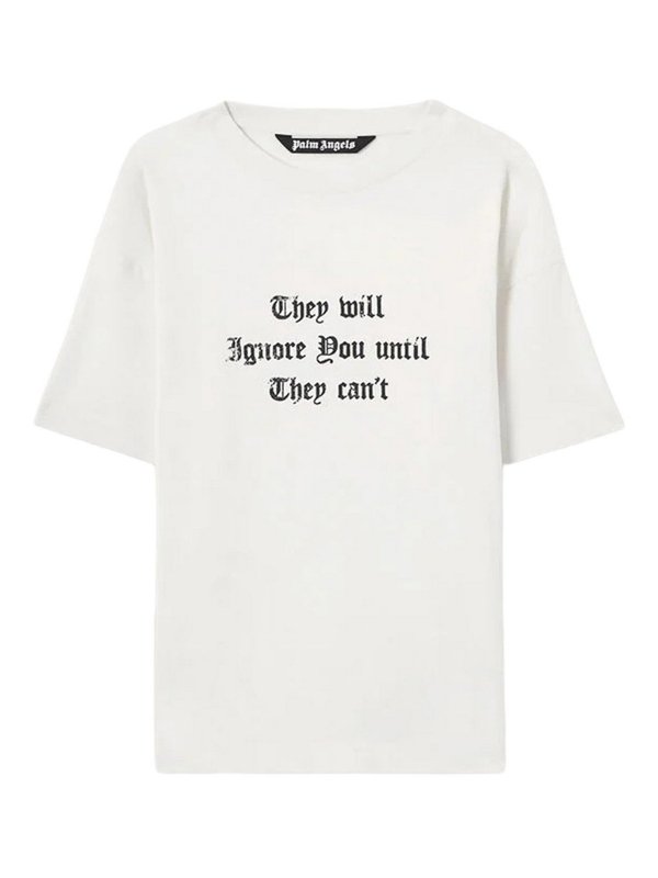 Palm Angels: t-shirts - Statement Regular Tee