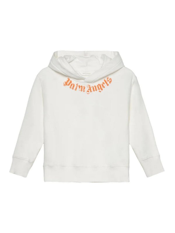 Palm Angels: Sweatshirts und Pullover - Sweatshirt - Weiß