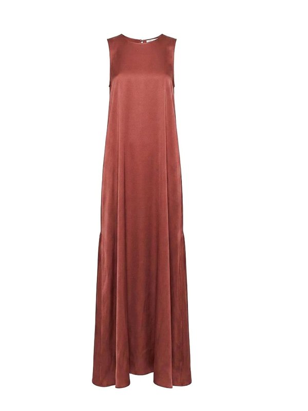 PESERICO: Knielange Kleider - Knielanges Kleid - Rot