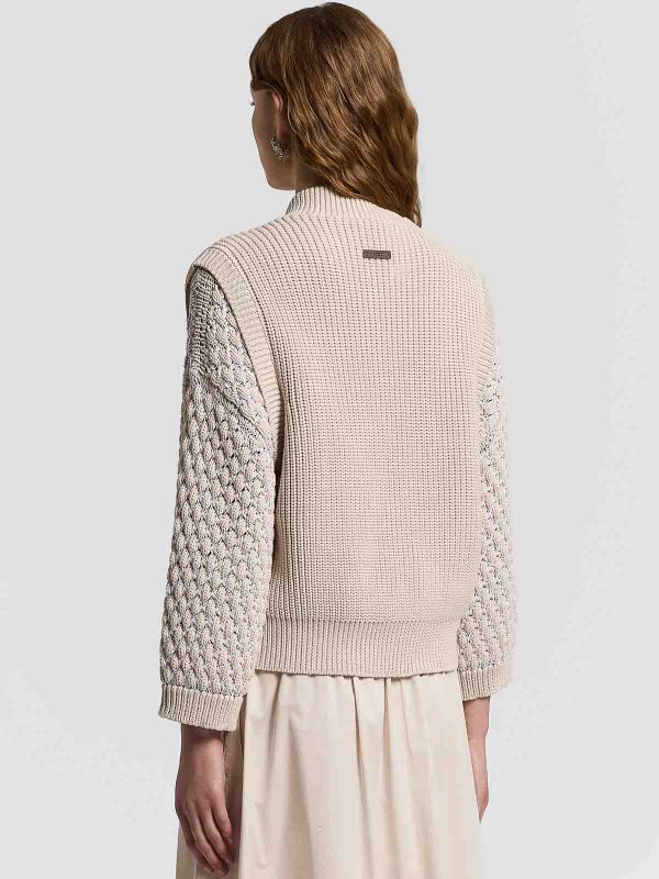 PESERICO: Westen online - Weste - Braun