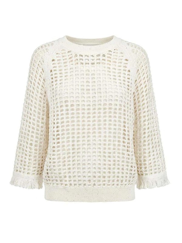 PESERICO: Sweatshirts und Pullover - Sweatshirt - Weiß