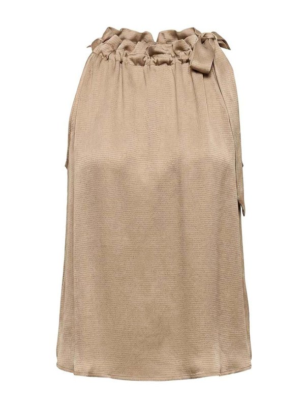 PESERICO: Tops und Tank Tops - Top - Braun