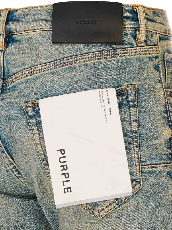 The Best Shops PURPLE BRAND: スキニージーンズ - スキニージーンズ - ブルー