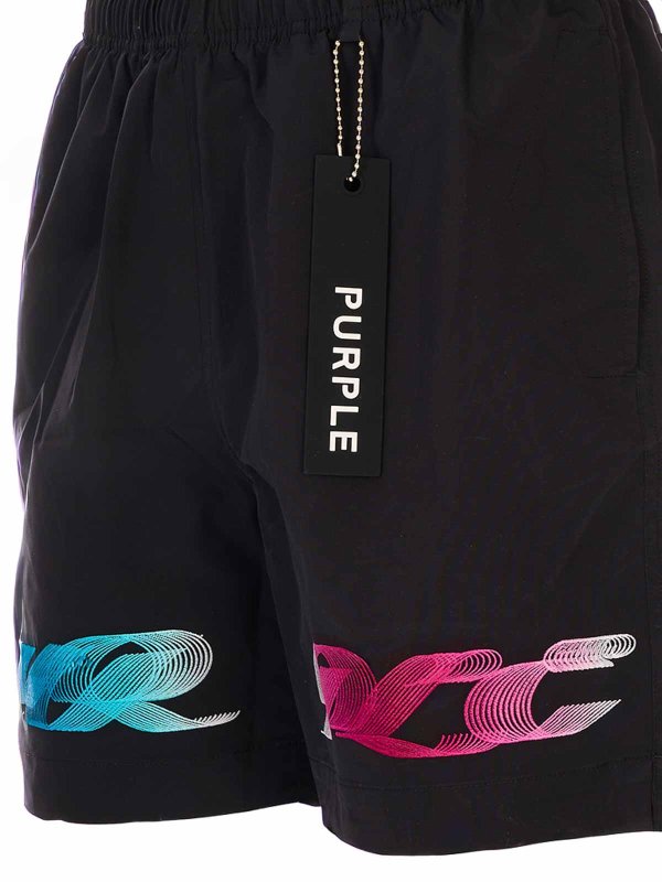 The Best Shops PURPLE BRAND: Hosen Shorts - Shorts - Schwarz