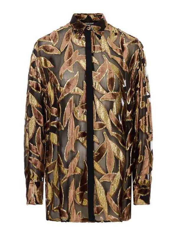 ROBERTO CAVALLI: Camisas - Camisa - Marrón